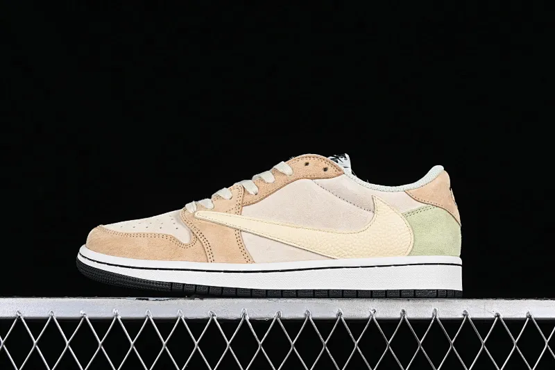 All Categories Air Jordan Jordan Series Basketball Shoes Air Jordan 1 Low Travis Scott x Air Jordan 1 Low OG AJ1 Joe 1 Reversed Overhook Joint Style Casual Sports Basketball Shoes DM7866-688